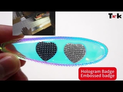 Fabrika Özel Yüksek Frekanslı Isı Transfer TPU 3d Giysi için Çıkartma