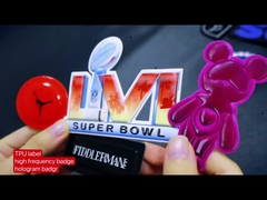 TPU Etiketi Yüksek Frekanslı Rozet Hologram Rozet