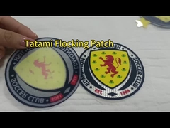 OEKO Demir Üzerinde Kumaş Yıkanabilir Flocking Yapışkan Giyim Yamaları