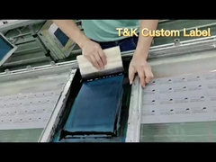 Parlak 3D silikon ısı aktarımı etiketi İpek ekran baskı etiketi