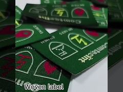 Metal iplik Altın ve Gümüş Lurex Dokumalı Giyim Marka Etiketi Orta katlı