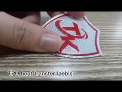 3D TPU silikon yumuşak ısı transferi etiketi logo
