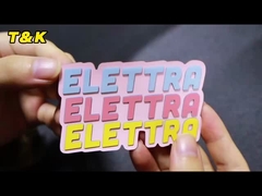 PVC Silikon 3D Kauçuk Yamaları Rozetler Özel Yıkanabilir Üzerine Dikiş