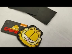 Sıcaklık Transferi Özel 3D PVC Silikon Kauçuk Etiketler Yıkanabilir Rozet