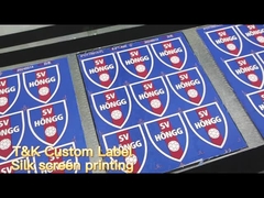 İpek Baskı Giysi Etiketleri Ceket Konforlu