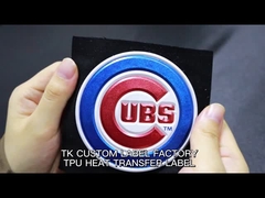 Özel Tpu Isı Transfer Logo 3D Tpu Etiket Transfer Yumuşak Tpu Logo Giysi için