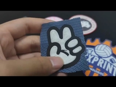 Çevre dostu silikon ütüleme giysi ısı rozetleri kauçuk yamalar