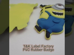 Gümüş Parlak Renkli Özel 3D Silikon Isı Transfer Giysi Etiketleri