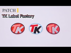 Giyim Parlak Yüzey 3D Markası İçin Özel Malzeme Baskı Silikon Etiketleri