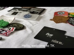 Silikon logosu ile Ekolojik Dost Özel Dokumlu İpek Ekran Baskı Yamaları