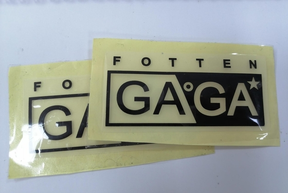 Isı Transferli Giysiler Basılı Etiketler 3D Silikon Logo Özelleştirilmiş