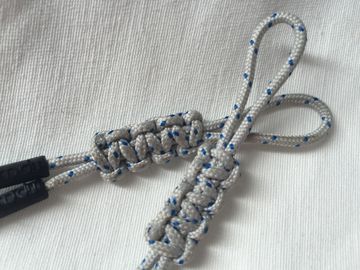 Özelleştirilmiş El Yapımı Paracord Fermuar Üç Renkli TPU Enjeksiyon Çekin