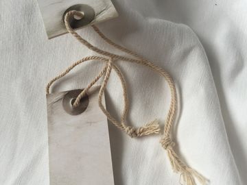 Güzel Desenli Küçük Perfore Askı Etiketler, Retro / Vintage Butik Hang Etiketler