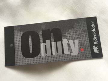 Degrade renk özel Die Cut Etiketler, gölge etkisi özel giyim asmak Etiketler asmak