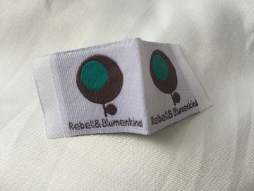 Dokuma etiket Baskı Yıkama Şeridi Talimat Etiketleri Giysi Yıkama Bakım Etiketi