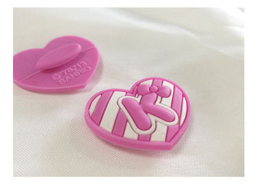 Yaratıcı özel giysi için 3d kabarık Pvc kauçuk Logo yamalar yumuşak Pvc etiket