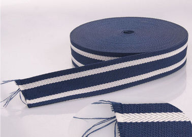 Çevre Dostu Jakarlı Elastik Bant Poliester Bagaj İçin Webbing Tape