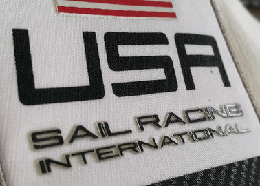 Moda Logo Tasarımı Baskılı Konfeksiyon Etiketleri, Bayrak Desenli Reflektif Yamalar