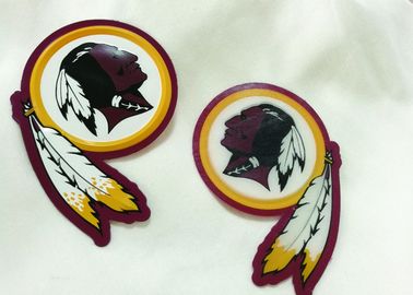 Colorfull Tpu Logo 3B Kauçuk Yamaları Basketbol Giysi için Özel Pvc Etiketleri