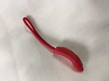 Moda Tasarımı Özel Logo Giyim / Çanta için Lastik Fermuar Çektirme Araçları