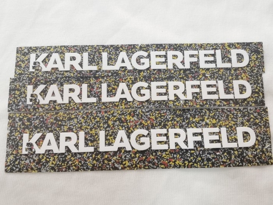 Serigrafi Silikon Yama, Pantone Renkli Isı Transferi Konfeksiyon Etiketleri