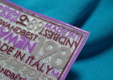 Silikon Malzeme Özel Tasarım Pvc Kumaş Etiketi, Ceketler için 3D Dekoratif Yamalar