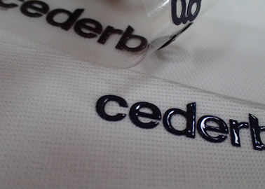 Özel Ad Logo ile Serigrafi Yüksek Yoğunluklu Esnek Isı Transferi Etiketleri