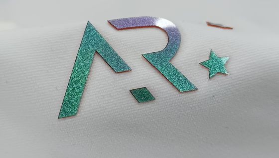 OEKOTEX Logo Yıkanabilir Yamalar Özel Refective Gümüş Silikon Rozetler