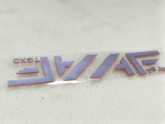 OEM Kalın Silikon 3D Giysi Isı Transfer Etiketleri Oeko Tex Özel doku ile