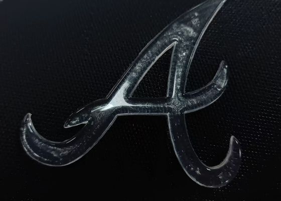 Özel Taklit Buz Yarım Şeffaf Parlak TPU Logo Giysi için Isı Transfer Etiketi