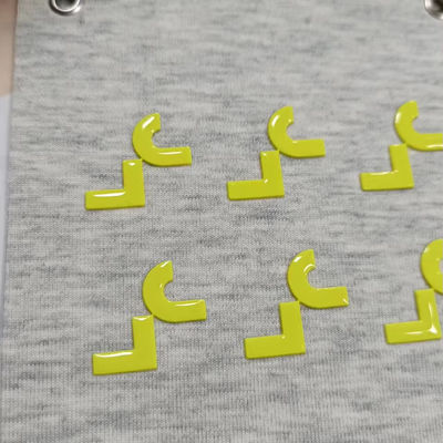 3D Çizilmiş Parlaklık Logosu Demir Üzerli Kıyafetler Isı Kauçuk Rozet Silikon Isı Transfer Yama