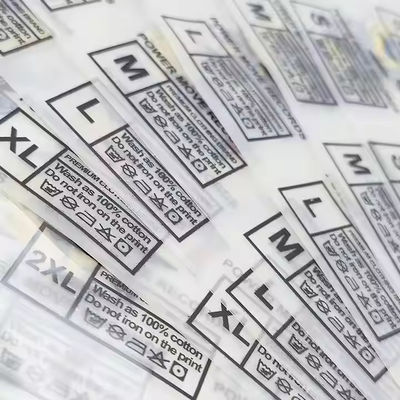 Kişiselleştirilmiş Yüksek Kaliteli Kıyafet Transfer Etiketi Isı Transfer Etiketi Logo Baskı Toptan Satış