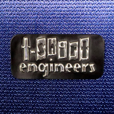 Özel Kaliteli Giyim 3D Gümüş Siyah Tpu Gümüş Giysi için ısı metal transfer logosu