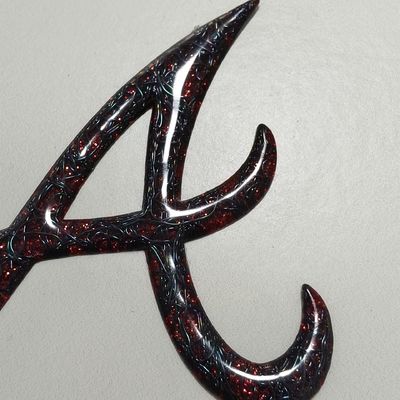 Özel Yüksek Frekanslı 3D TPU Rezil Logo Çanta için Kırmızı Metallik Isı Transfer Etiketi