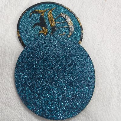 OEM Gümüş iplik nakış Giysi için dokuma yamalar