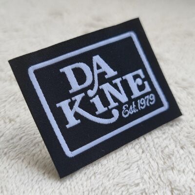 High Custom Clothing Woven Labels Manufacturer's Satin Hang Tags Brand Logo Printed Cotton Embossed Polyester Garment Use