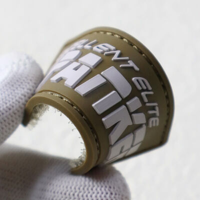 Silicone Emblem Velcro Patch - Custom Brand Logo Badge for Sports Gear & Apparel Accessories