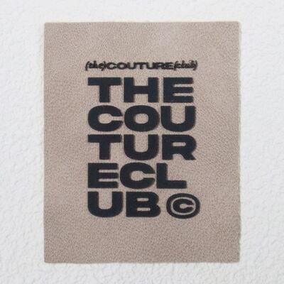 3D Yükseltilmiş Kauçuk Metin Patch Ceket Kolları ve Giyim Dekoru için Özel Marka Emblemesi