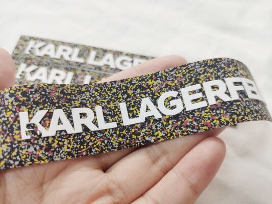 Custom 3D Raised Rubber Silicone Logo Stickers High Quality Heat Transfer for Clothing & Garments