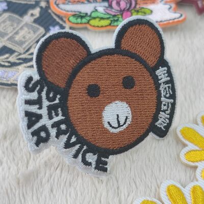 Custom Embroidered Patches - Iron-On or Sew-On, 2D/3D Design for Uniforms & Bag