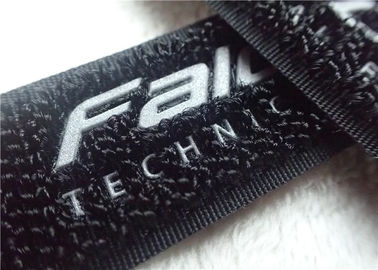 Yüksek Frekans Kanca Ve Döngü Fastener 3 M Yansıtıcı Siliver TPU Logo Velcro Giyim