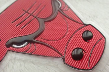 Çevre Dostu Özel Giyim Yamalar Yumuşak TPU 3D Serigrafi Yüksek Frekans Kabartma Logo