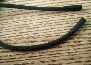 Giyim, Ayakkabı İçin Customerized 4MM Fermuarlı Kordon Yumuşak ve Mat Silikon Uçlar