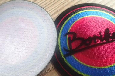 3D Tatami Havalandırma Giysiler Yamalar, Yamalar Üzerine Özel Flocking Logo