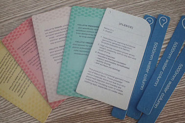 Kişiselleştirilmiş Recyled Baskılı Kağıt Asmak Etiketi / Giysi Aksesuarları