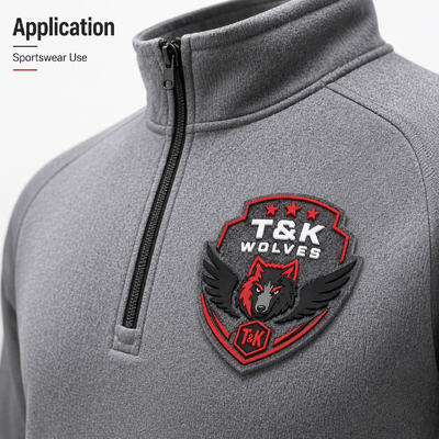 Keçe Tabanlı 3D Silikon Arma Özel Kabartmalı Logo Dikilebilir Dayanıklı Takım Arması Özel Üretim Doğrudan OEM Fabrikasından