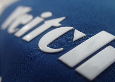 0.6mm Kalınlığı Iyi El Hissediyorum Silikon Isı Transferi Etiketleri Parlak Beyaz Yüzey
