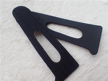 Giysi İçin Özel Siyah Velcro Kanca Ve Döngü Yamaları