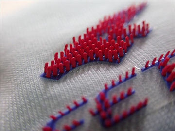 Fırça Noktaları Silikon 3D Logo Isı Transferi Giyim Etiketleri Yüksek - Elastik
