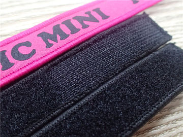 Giysi veya Çanta Etiketi İçin Özelleştirilmiş Moda Polyester Velcro Dokuma Bant